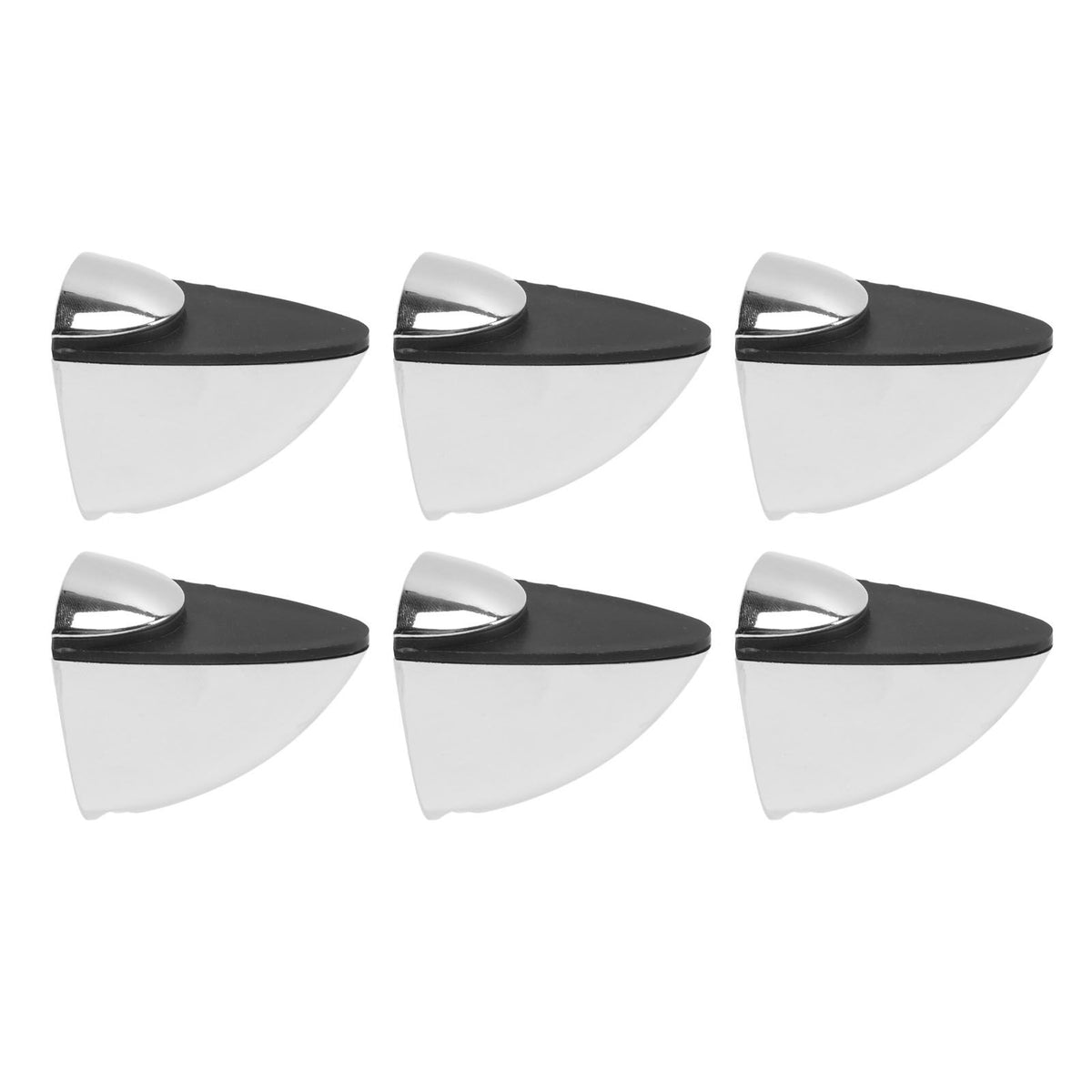 6Pcs K169 Glass Clamp Portable Fish Mouth Clamp Adjustable Glass Shelf Bracket Holder for Home Shop Office