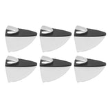 6Pcs K169 Glass Clamp Portable Fish Mouth Clamp Adjustable Glass Shelf Bracket Holder for Home Shop Office - Side View