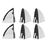 6Pcs K169 Glass Clamp Portable Fish Mouth Clamp Adjustable Glass Shelf Bracket Holder for Home Shop Office - Close-Up Angle