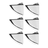 6Pcs K169 Glass Clamp Portable Fish Mouth Clamp Adjustable Glass Shelf Bracket Holder for Home Shop Office