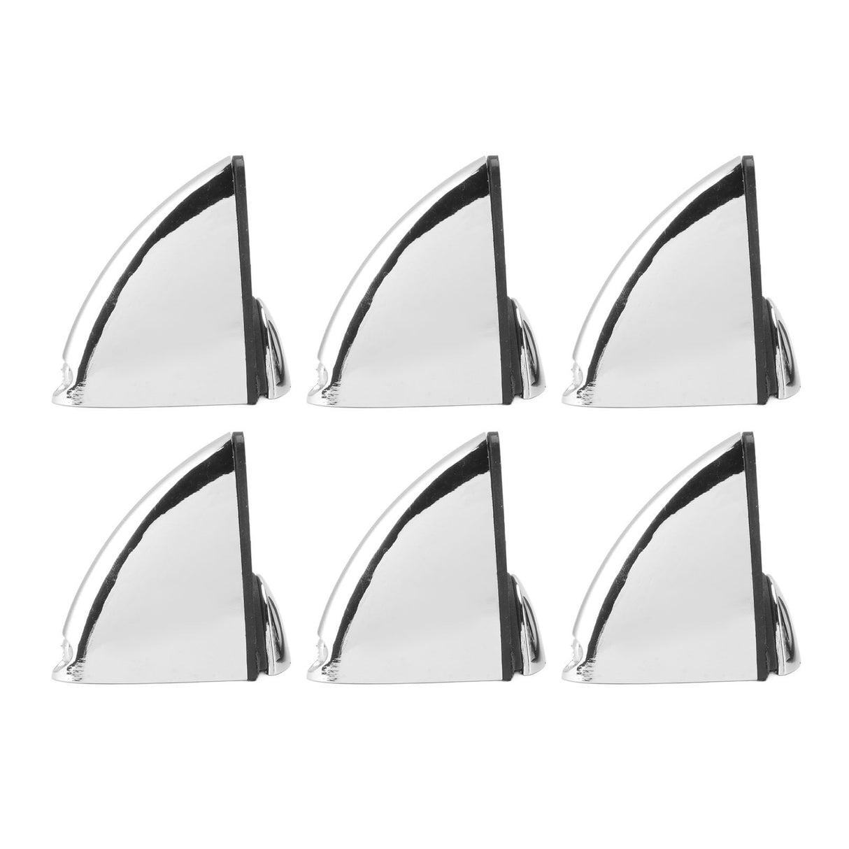 6Pcs K169 Glass Clamp Portable Fish Mouth Clamp Adjustable Glass Shelf Bracket Holder for Home Shop Office