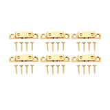 6 Set Cabinet Door Catch Brass Cabinet Door Closet Ball Tension Catch Latch with Gold Screw for Most Cabinets 60mm / 2.4in
