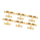 6 Set Cabinet Door Catch Brass Cabinet Door Closet Ball Tension Catch Latch with Gold Screw for Most Cabinets 60mm / 2.4in