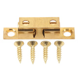 6 Set Cabinet Door Catch Brass Cabinet Door Closet Ball Tension Catch Latch with Gold Screw for Most Cabinets 60mm / 2.4in - Extra Image