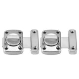 Door Latch Rust Proof Smooth Edge Comfortable Grasp User Friendly Knob Square Door Lock Latch for Kitchen Door