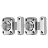 Door Latch Rust Proof Smooth Edge Comfortable Grasp User Friendly Knob Square Door Lock Latch for Kitchen Door