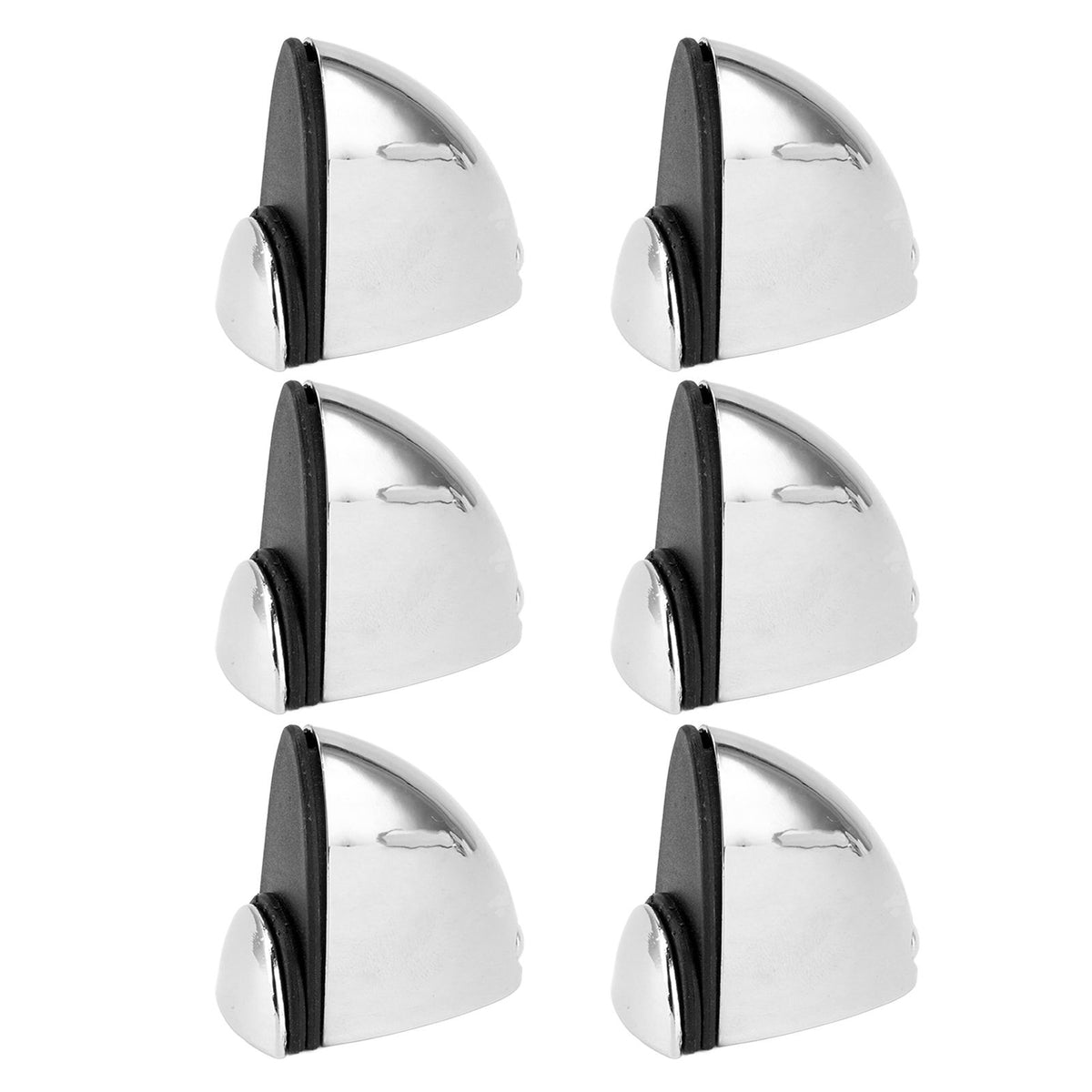 12PCS Glass Partition Clamps Panel Fixing Clip Desk Divider Support Clamp Glossy Finish 1‑10mm