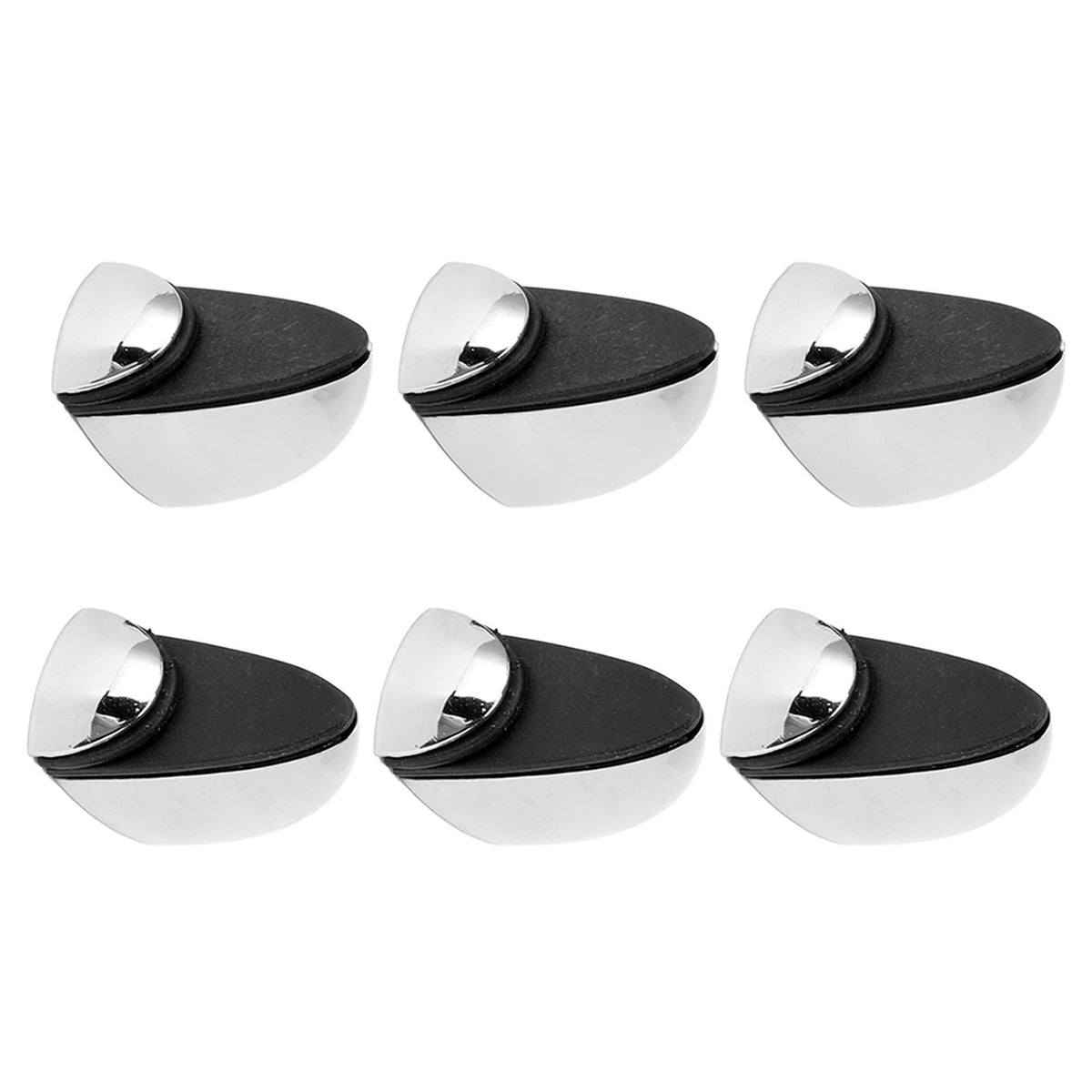 12PCS Glass Partition Clamps Panel Fixing Clip Desk Divider Support Clamp Glossy Finish 1‑10mm