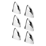 12PCS Glass Partition Clamps Panel Fixing Clip Desk Divider Support Clamp Glossy Finish 1‑10mm