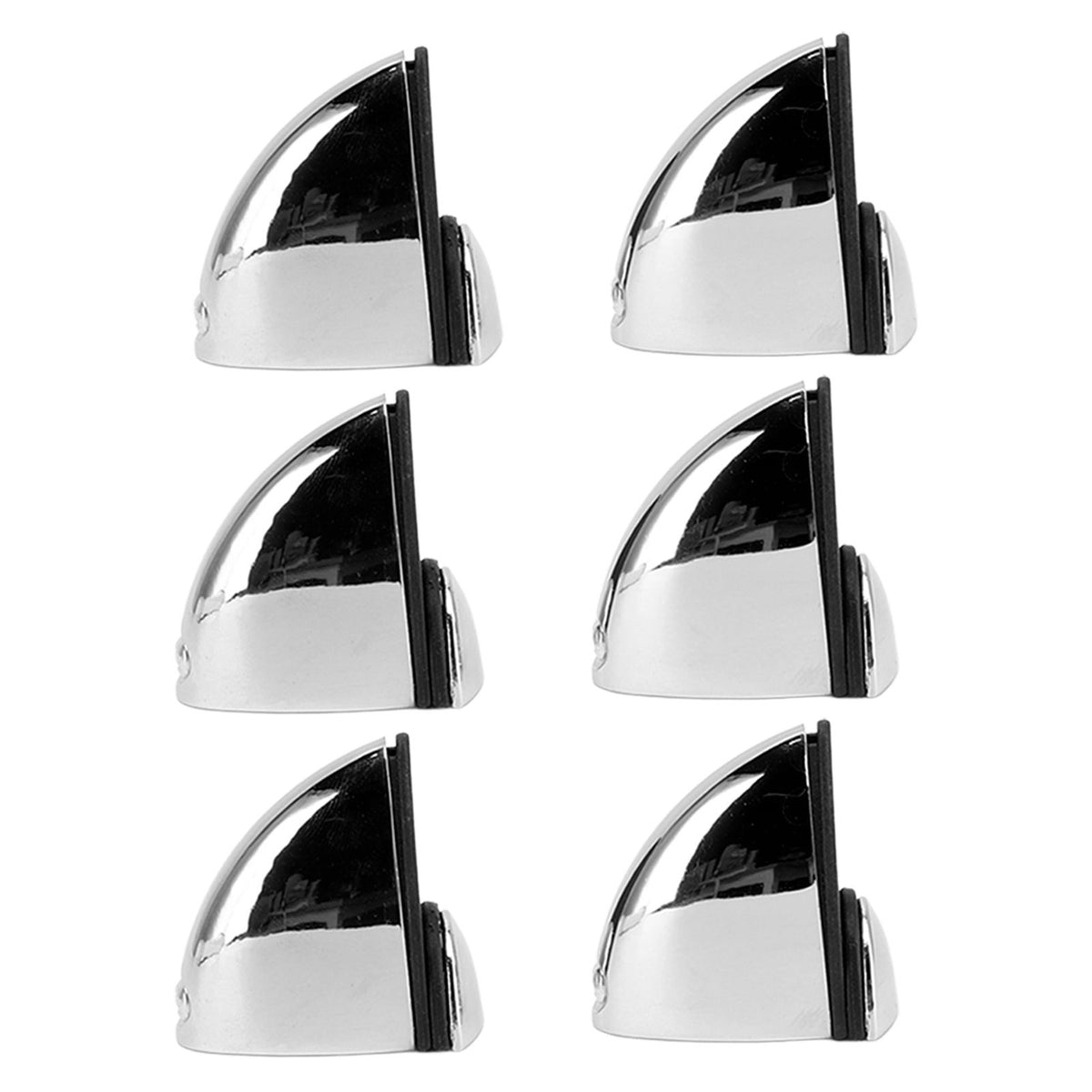 12PCS Glass Partition Clamps Panel Fixing Clip Desk Divider Support Clamp Glossy Finish 1‑10mm