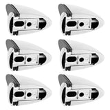 12PCS Glass Partition Clamps Panel Fixing Clip Desk Divider Support Clamp Glossy Finish 1‑10mm