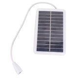 Mini Solar Panels Polycrystalline Silicon 2W 5V Portable USB Solar Panel Charger for Emergency - Front View