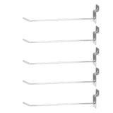 50Pcs Supermarket Shelf Hook Iron Strong Wear Resistant Flat Tip Peg Board Hook Slatwall Hanger - Extra Image