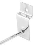 50Pcs Supermarket Shelf Hook Iron Strong Wear Resistant Flat Tip Peg Board Hook Slatwall Hanger
