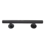 Sliding Barn Door Handle Black Carbon Steel Barn Door Handle for Cabinets Wardrobes