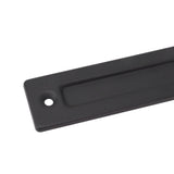 Sliding Barn Door Handle Black Carbon Steel Barn Door Handle for Cabinets Wardrobes