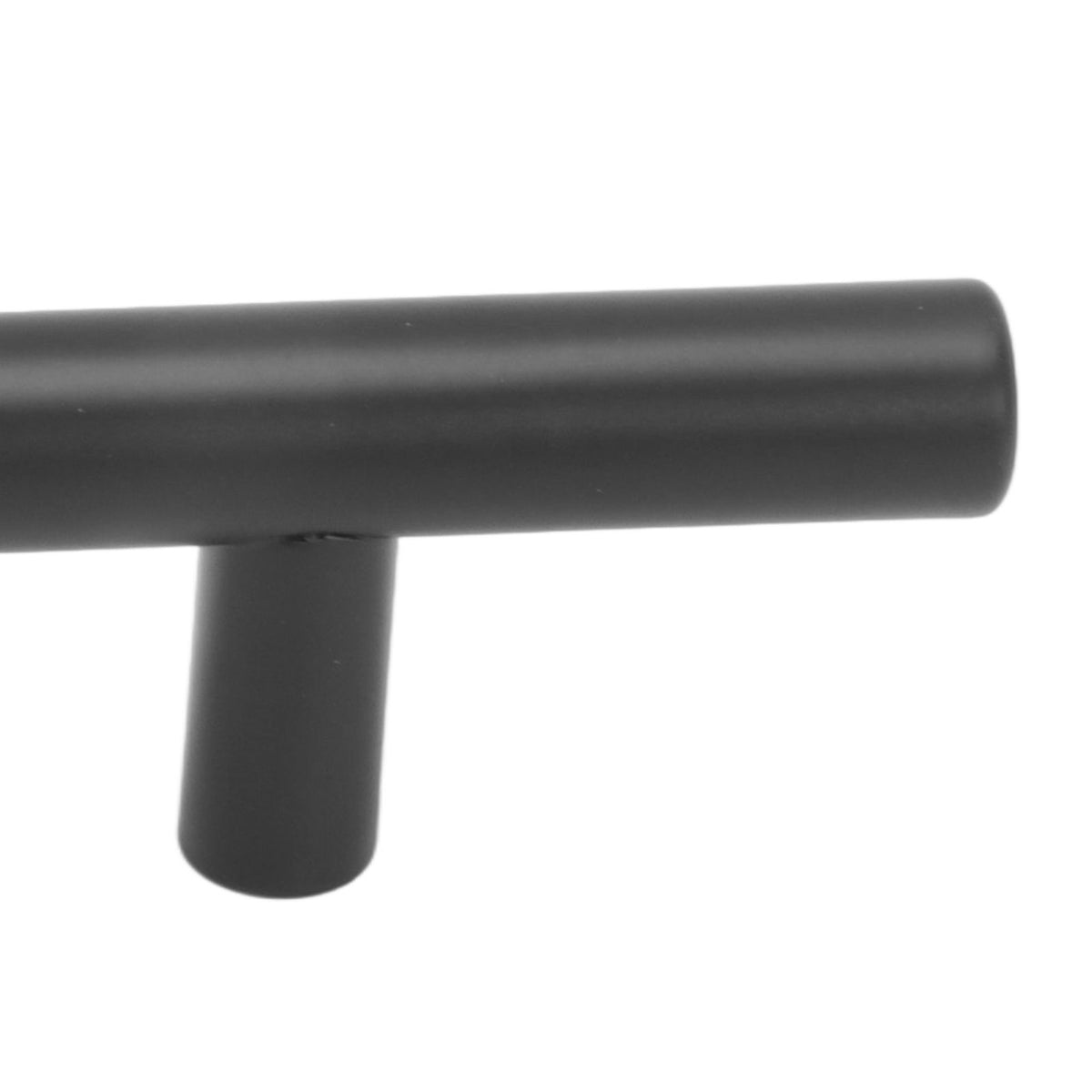 10PCS Cabinet Door T Handle Stainless Steel Modern Wardrobe Drawer Pull Handle for Bedroom Living Room Black
