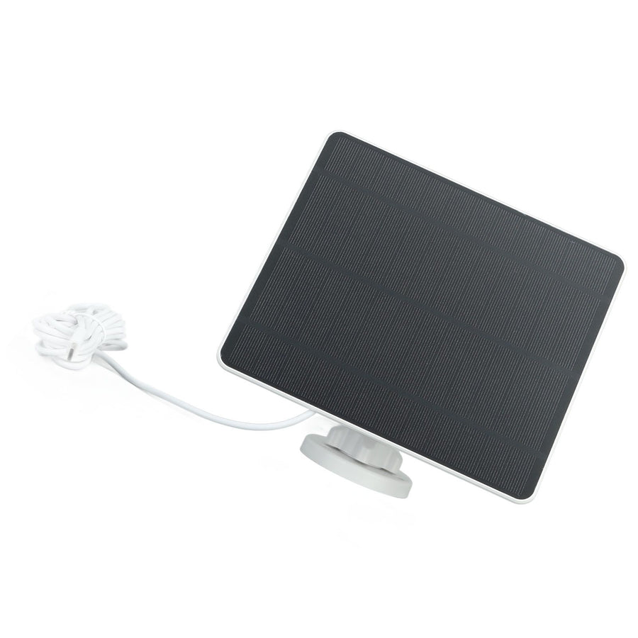 5W Solar Panel for Camera Waterproof High Efficiency Monocrystalline Silicon Outdoor Camera Solar Powered