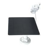 5W Solar Panel for Camera Waterproof High Efficiency Monocrystalline Silicon Outdoor Camera Solar Powered