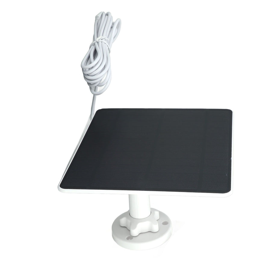 5W Solar Panel for Camera Waterproof High Efficiency Monocrystalline Silicon Outdoor Camera Solar Powered