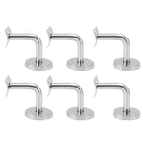 6 Pcs Wall Handrail Bracket 304 Stainless Steel Strong Bearing Stair Railing Support - Low Angle