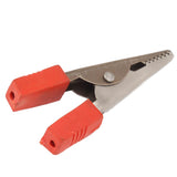 20 Pcs Crocodile Clip Red and Black 1cm Opening Electrical Test Clamp Stainless Steel Battery Cable Clips - Extra Image