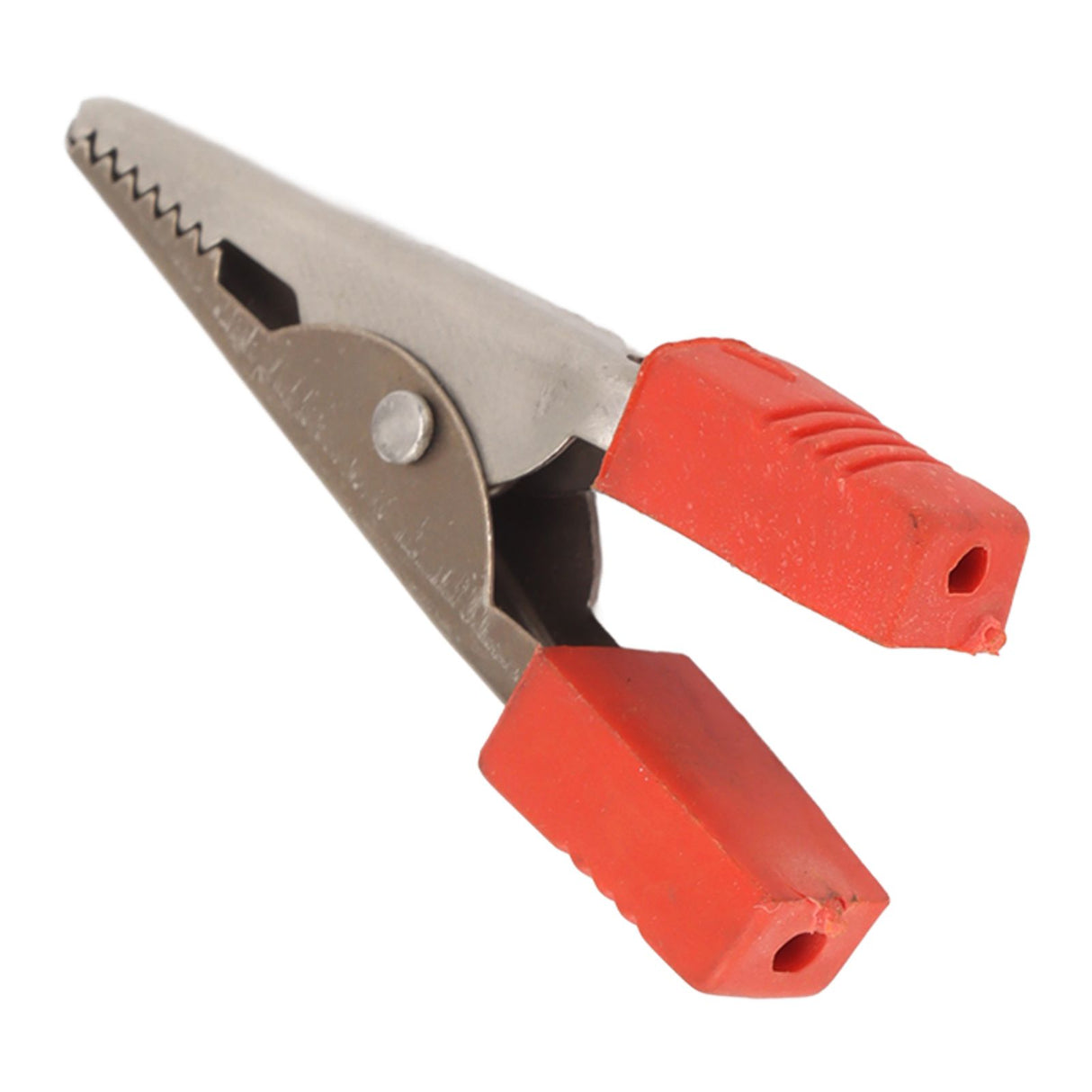 20 Pcs Crocodile Clip Red and Black 1cm Opening Electrical Test Clamp Stainless Steel Battery Cable Clips