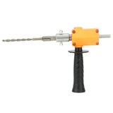 Electric Hammer Conversion Head Electric Rotary Hammer Drill Head Electric Hammer Drill Bit Orange - Rear View