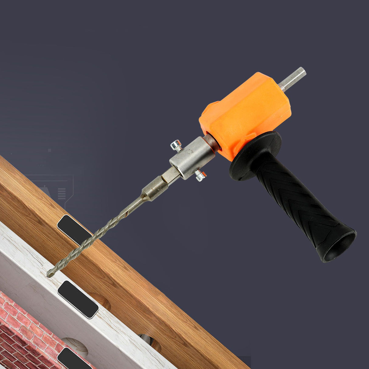 Electric Hammer Conversion Head Electric Rotary Hammer Drill Head Electric Hammer Drill Bit Orange