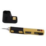 Portable Cordless Soldering Iron Kit Cordless Soldering Iron with Rechargeable Lithium Ion Battery Yellow - Top-Down View
