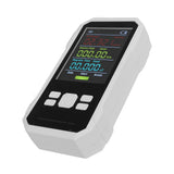 Radiation Detector RF Electric Magnetic Field Strength Detection Handheld Electromagnetic Radiation Meter White