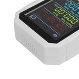 Radiation Detector RF Electric Magnetic Field Strength Detection Handheld Electromagnetic Radiation Meter White
