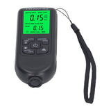 Coating Thickness Gauge High Accuracy Paint Depth Gauge Meter Antislip Thickness Meter Gauge Black - Extra Image