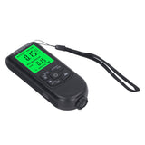 Coating Thickness Gauge High Accuracy Paint Depth Gauge Meter Antislip Thickness Meter Gauge Black