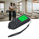 Coating Thickness Gauge High Accuracy Paint Depth Gauge Meter Antislip Thickness Meter Gauge Black - Extra Image