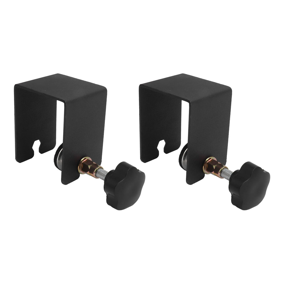 2PCS Drawer Front Installation Clamps Electrostatic Spraying Cabinet Front Installation Clamps for Drawer Black