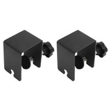 2PCS Drawer Front Installation Clamps Electrostatic Spraying Cabinet Front Installation Clamps for Drawer Black - Close-Up Angle