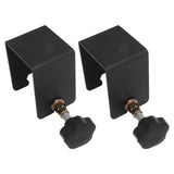 2PCS Drawer Front Installation Clamps Electrostatic Spraying Cabinet Front Installation Clamps for Drawer Black - Low Angle