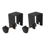 2PCS Drawer Front Installation Clamps Electrostatic Spraying Cabinet Front Installation Clamps for Drawer Black