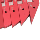 Router Table Setup Bars 7pcs Aluminum Setup Blocks Height Gauge Set for Router Table Saw Accessories Angle Woodworking Set Up - Extra Image