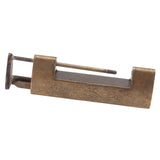 Antique Style Lock Spacing 5.9cm Auspicious Fish Lock Chinese Locks Small Brass Locks Antique Padlock Bronze Color