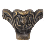 8pcs Jewelry Case Hardware Feet Bronze Zinc Alloy Decorative Legs Corner Protector Feet for Boxes Small Cabinets