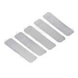 20PCS Window Screen Repair Patches Stainless Steel Self Adhesive Covering Mesh Tape Set for Window Door Tears Holes - Side View