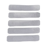 20PCS Window Screen Repair Patches Stainless Steel Self Adhesive Covering Mesh Tape Set for Window Door Tears Holes - Top-Down View