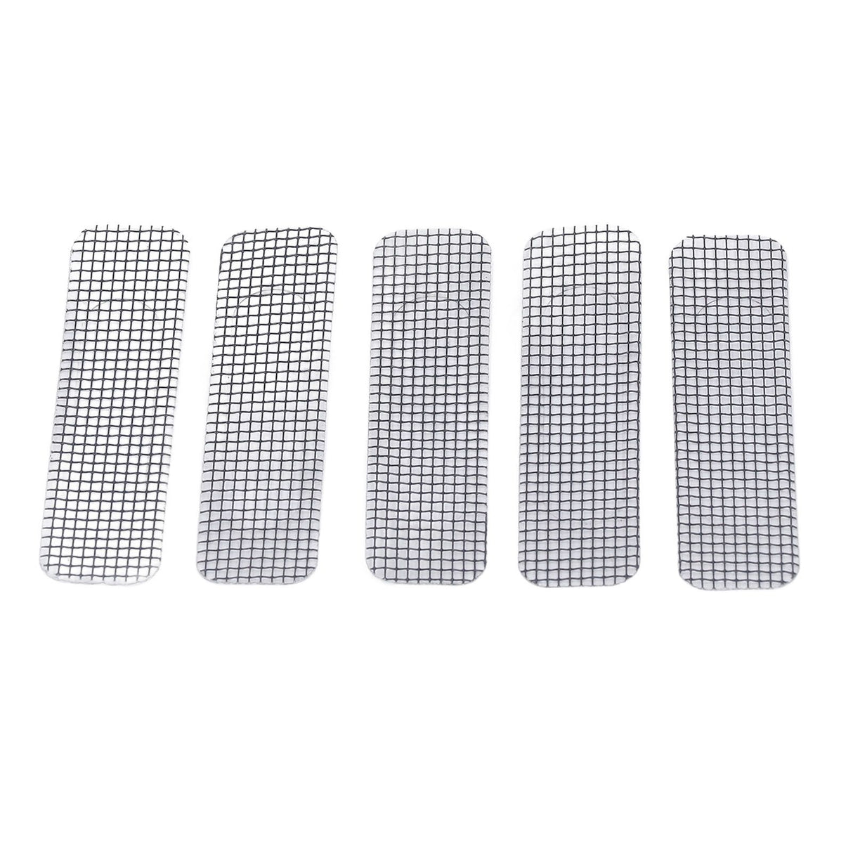 20PCS Window Screen Repair Patches Stainless Steel Self Adhesive Covering Mesh Tape Set for Window Door Tears Holes