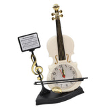 Violin Alarm Clock Unique Appearance Innovative Alarm Clock for Home Living Room Desktop Decoration Gifts 2165B(height 21CM) - Extra Image
