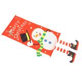 Christmas Snowman Hanging Flag Christmas Decorative Banner Landscape Wall Cloth Pendant