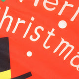 Christmas Snowman Hanging Flag Christmas Decorative Banner Landscape Wall Cloth Pendant