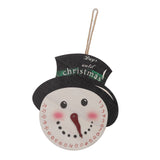 Christmas Day Sign Puppet Man Style 4mm Thickness Lightweight Easy Hanging Poplar Wood Welcome Door Decoration