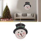 Christmas Day Sign Puppet Man Style 4mm Thickness Lightweight Easy Hanging Poplar Wood Welcome Door Decoration - Extra Image